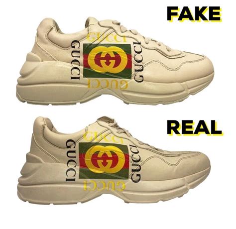 gucci rhyton counterfeit shoes.